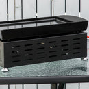 Piastra di Cottura a Gas GPL 48,5x46x21 cm da Tavolo con 2 Bruciatori da 6kW Nero