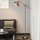 Lampada da Terra con Paralume E27 in Metallo  Bronzo