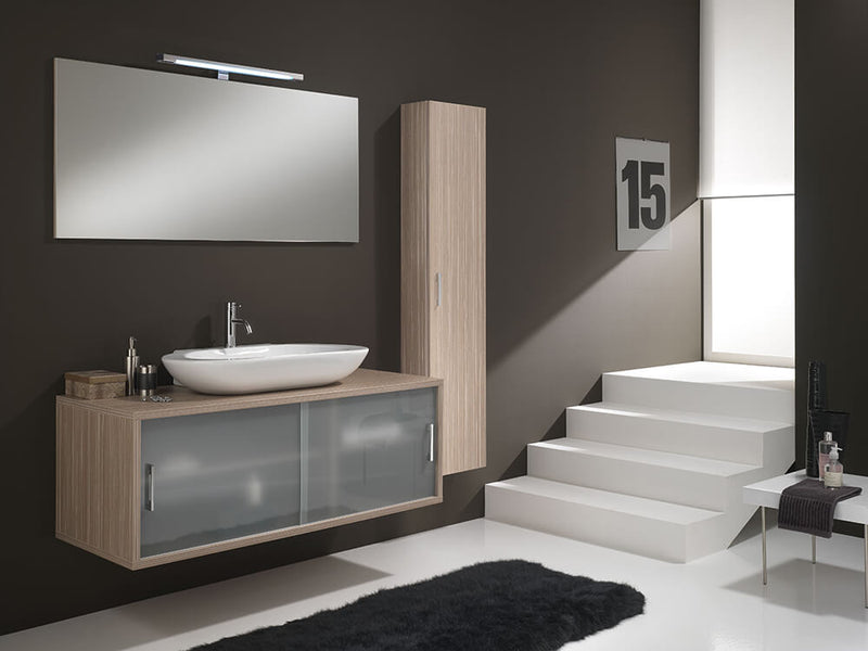 Mobile da Bagno sospeso Giava 06 Legno Crema TFT