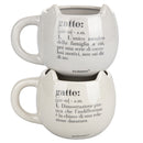 Set 2 tazze  in Ceramica VdE Tivoli 1996 Bianco