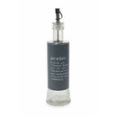 Menage Set Olio Aceto Sale e Pepe  in Vetro e Metallo VdE Tivoli 1996 con Stand