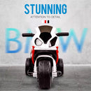 Moto Motocicletta Elettrica per Bambini 6V con Licenza BMW S1000RR Rossa