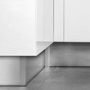 Battiscopa per Mobili Cucina 4,7m H10 cm con Giunti in Plastica Emuca Anodizzato Satinato