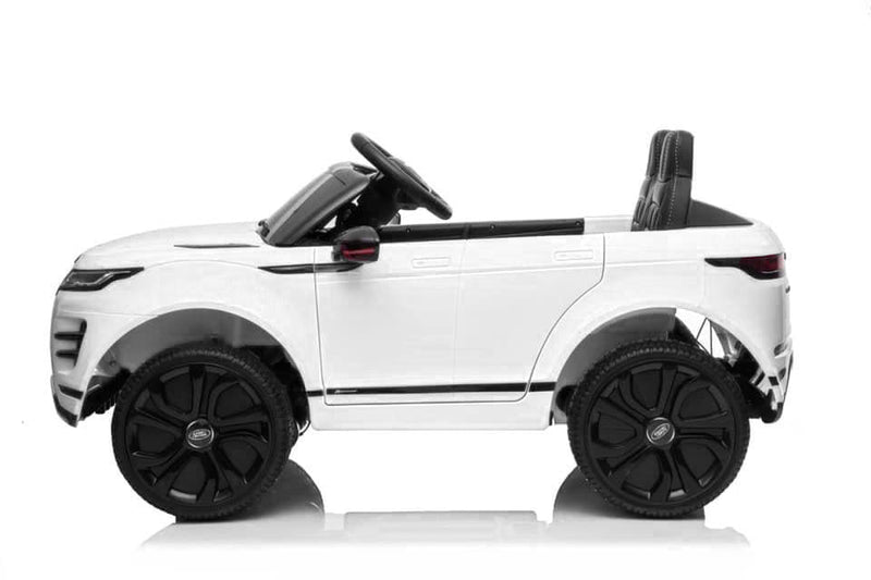 Macchina Elettrica per Bambini 12V con Licenza Land Rover Evoque Bianca