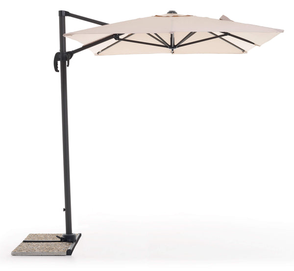 online Parasol de Jardin Décentralisé 3x2m en Aluminium et Polyester vers Ecru
