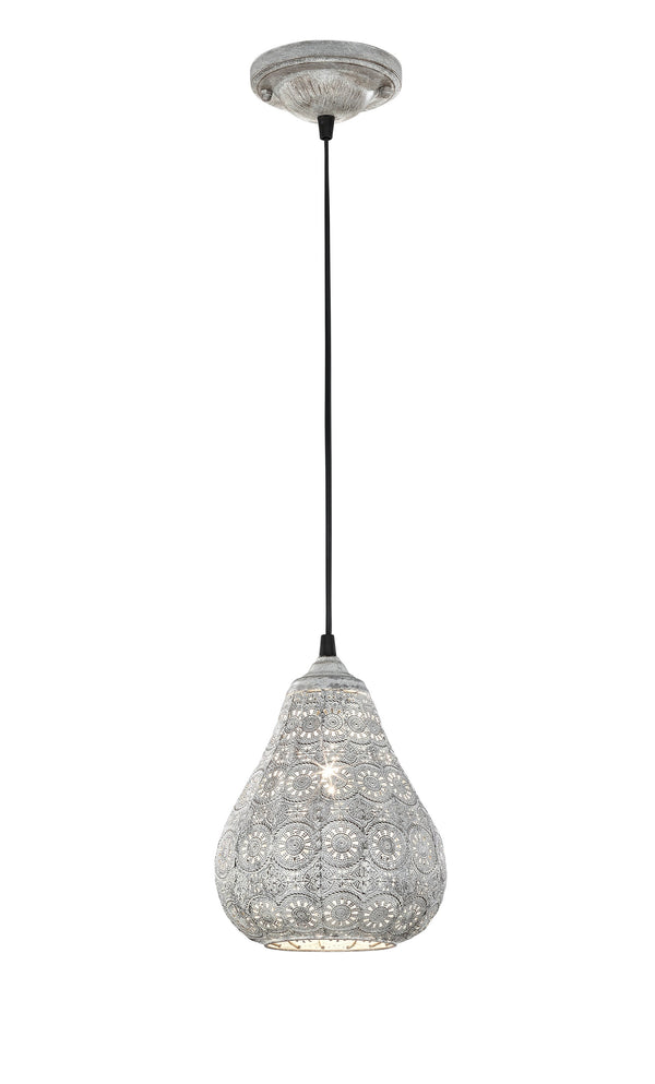Suspension d'intérieur E14 en métal gris antique acquista