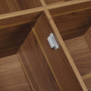 Libreria Mobiletto 6 Scomparti 59.6x29x90.5 cm in Legno MDF Naturale