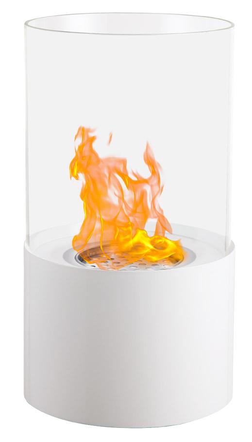 Table Cheminée Bioéthanol Ø16x29 cm Nuage Blanc prezzo