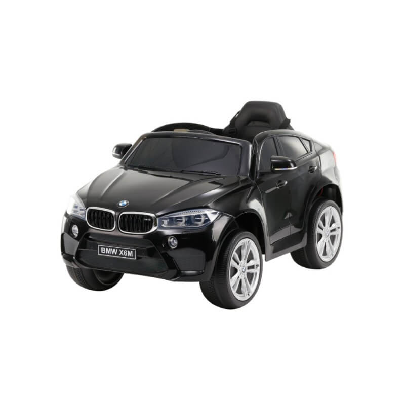 Macchina Elettrica per Bambini 12V con Licenza BMW X6M Nero