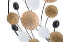 Pannello da Muro Dory Ø59x2,75 cm in Ferro Multicolor