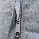 Set Salotto da Giardino Divano 2 Poltrone e Tavolino con Cuscini in Alluminio Antracite