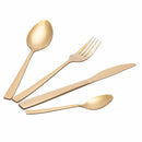 Servizio Set di Posate 24 Pezzi Oro in Acciaio Villa d'Este Home Tivoli Modern