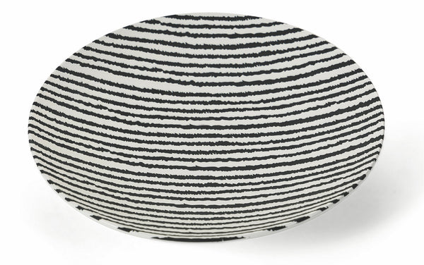 sconto Set de 6 assiettes plates Ø28x4,5 cm en porcelaine VdE Tivoli 1996 Timbuktu Stripes