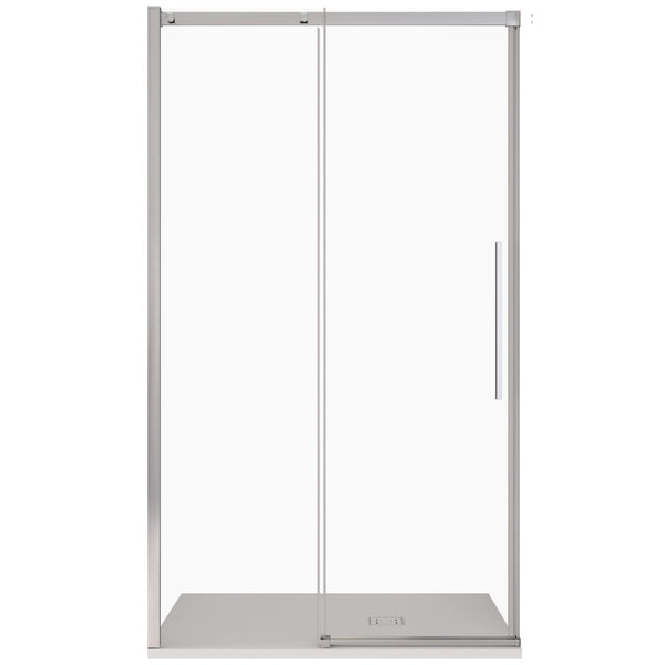 sconto Paroi de Douche 1 Porte Coulissante en Cristal Transparent 8mm H200 Bonussi Eliane Différentes Tailles