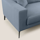 Divano 3 Posti 186x95x91 cm in Tessuto Carta Da Zucchero