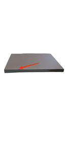 Tavolo Manchester Impilabile 80x80x73h cm in Acciaio Antracite Seconda Scelta