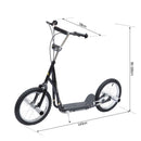 Monopattino per Bambini Ruote 16 pollici Cityroller Nero 