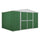 Cabane de jardin en tôle d'acier porte-outils 360x260x212 cm Enaudi Vert