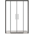 Porta Parete Doccia 2 Ante Scorrevoli in Cristallo Trasparente 6mm H195 Bonussi Eliane Varie Misure
