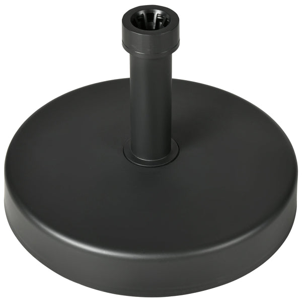 Base per Ombrellone da Giardino Ø45x33 cm Palo 24-48 mm in Plastica Nero online