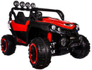 Macchina Elettrica per Bambini 2 Posti 12V Kidfun Maxi Fuoristrada Rossa