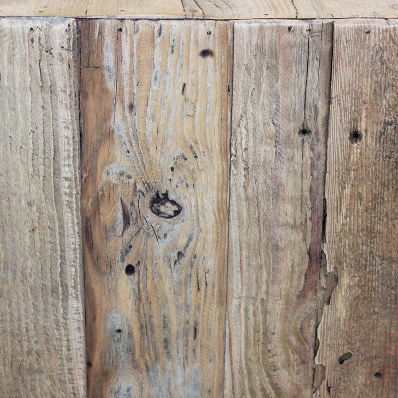 Mobile Maximillian 120x40x110 h cm in Pino riciclato Marrone