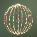 Palla Luminosa di Natale a Raggio con 500 Led Uso Esterno Ø30 cm 