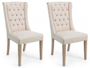 Set 2 Sedie 51x63x104h cm Columbia Beige 