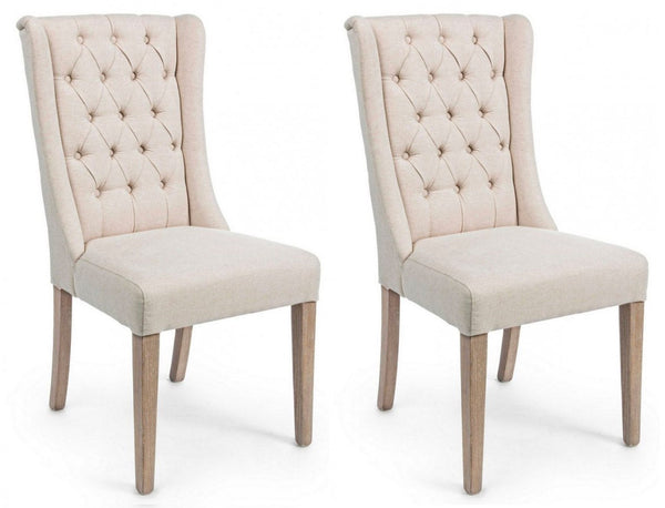 Set 2 Sedie 51x63x104h cm Columbia Beige acquista