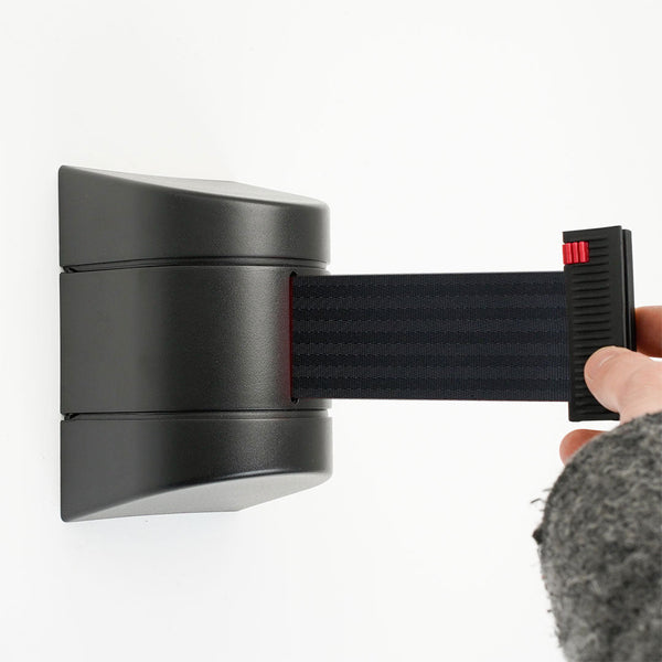Tendinastro da Parete 5 m con Clip di Chiusura Nastro Nero sconto