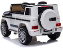 Macchina Elettrica per Bambini 12V con Licenza Mercedes G63 AMG Fuoristrada Bianca