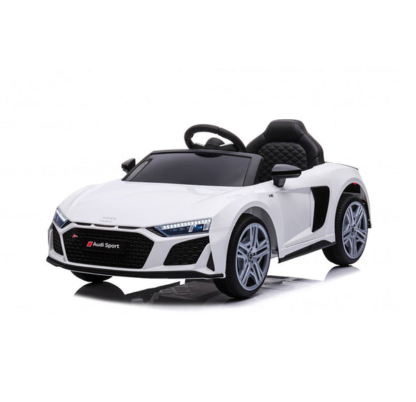 Macchina Elettrica per Bambini 12V Licenza Ufficiale Audi R8 New Spyder con Telecomando e Sedile in pelle Bianco prezzo