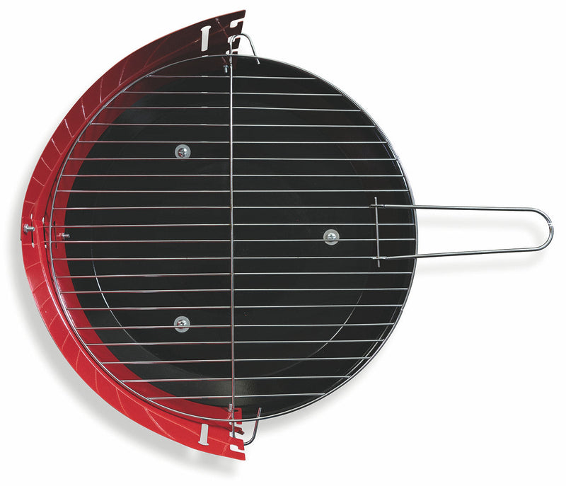 Barbecue a Carbone Carbonella Rotondo Ø42 cm Soriani Sun-day Rosso