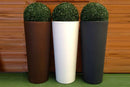 Vaso Ø34x86 cm in Resina Arkema Tondo 86 Dove Grey