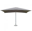 Ombrellone da Giardino 3x3 m Palo Ø48 mm Mercurio in Acciaio Tortora Telo Grigio