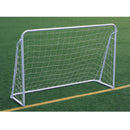 Porta da Calcio 180x60x122 cm in Metallo Deluxe Bianca