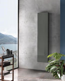 Mobile da Bagno a Colonna 1 Anta in Melaminico 35x18x160cm TFT Palma Grigio