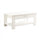 Table basse Myrto 110x60x44 h cm en aggloméré bilaminé blanc
