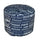 Pouf Puff Rond 50x40cm Big City Bleu Avalli