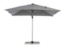 Ombrellone da Giardino Decentrato 3x3x2,65h m Ines Grigio Scuro con Led 
