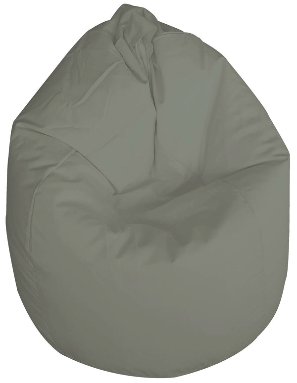 sconto Fauteuil Sacco Pouf en polyester 70x110 cm Ariel Gris Clair