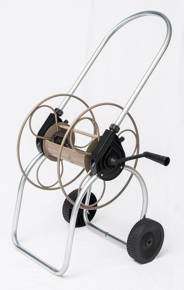 Carrello Avvolgitubo Manuale 60 mt in Acciaio Zincato con Manico Regolabile Agrati prezzo