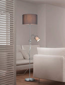 Piantana da Interno   in Metallo Nickel Opaco