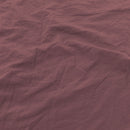 Copripiumino con Sacco e Federe Linea Water Washed Rosso Corallo