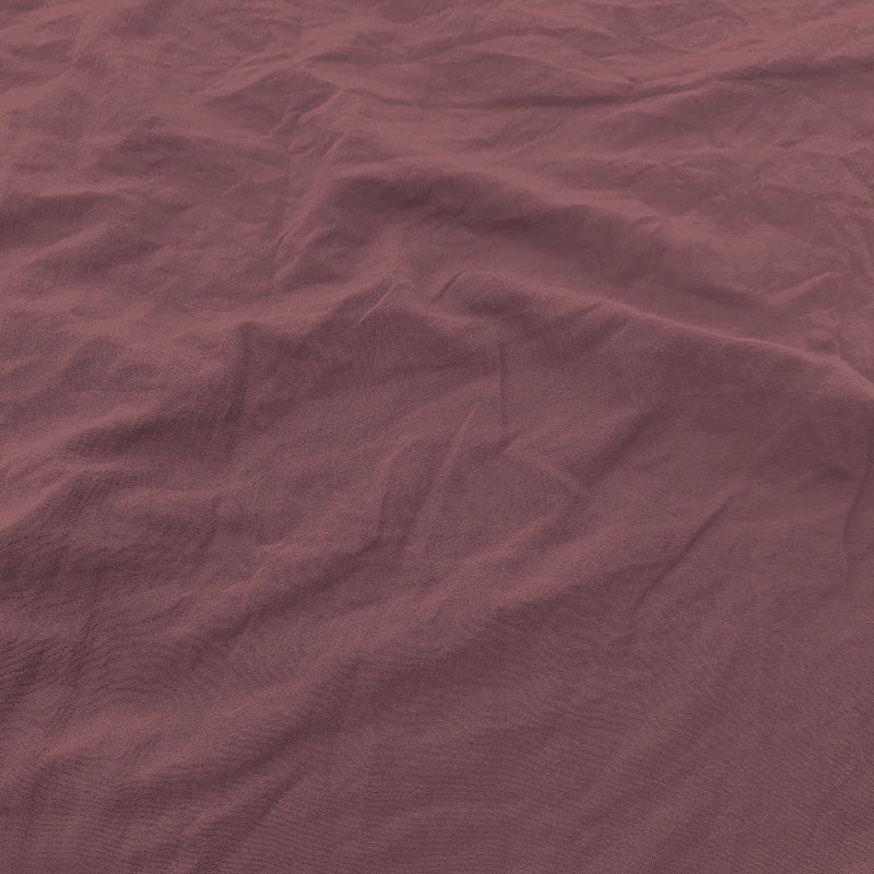 Copripiumino con Sacco e Federe Linea Water Washed Rosso Corallo