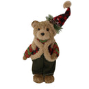 Orso in Tessuto verde cm 17x11xh37