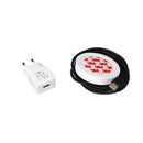 Caricatore Wireless Nascosto per Cellulari Airless Uscita 5V Dc - 1,8A Plastica Bianca Emuca