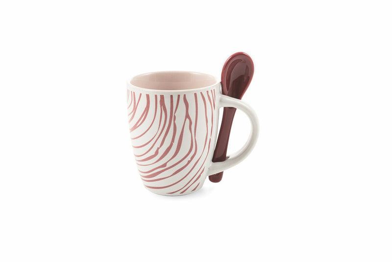 Set 24 Tazzine da Caffè Ø5,5x6,5 cm in Ceramica Villa d'Este Home Tivoli Aurora