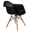 Sedia Moritz 53x47x82 h cm in Legno Nero