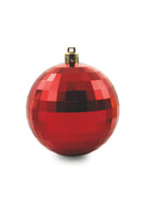 Set 27 Palline Decorative Ø8 cm per Albero di Natale Soriani Rosse Oro e Silver